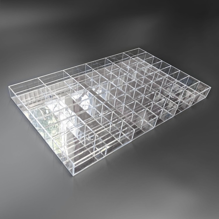 gablota z plexi na hot wheels 48 miejsc plecy lustro srebrne