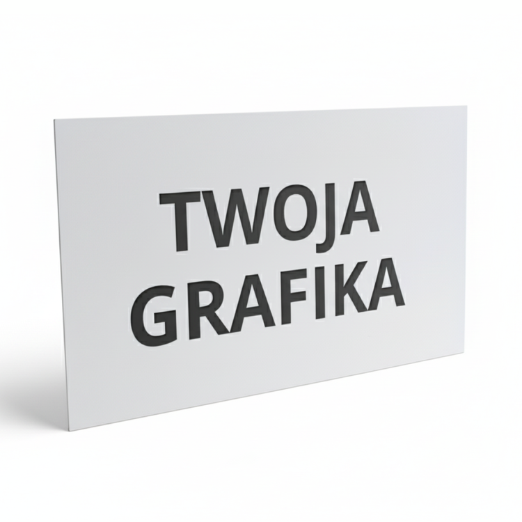 szyld reklamowy na wymiar z nadrukiem z własną grafiką