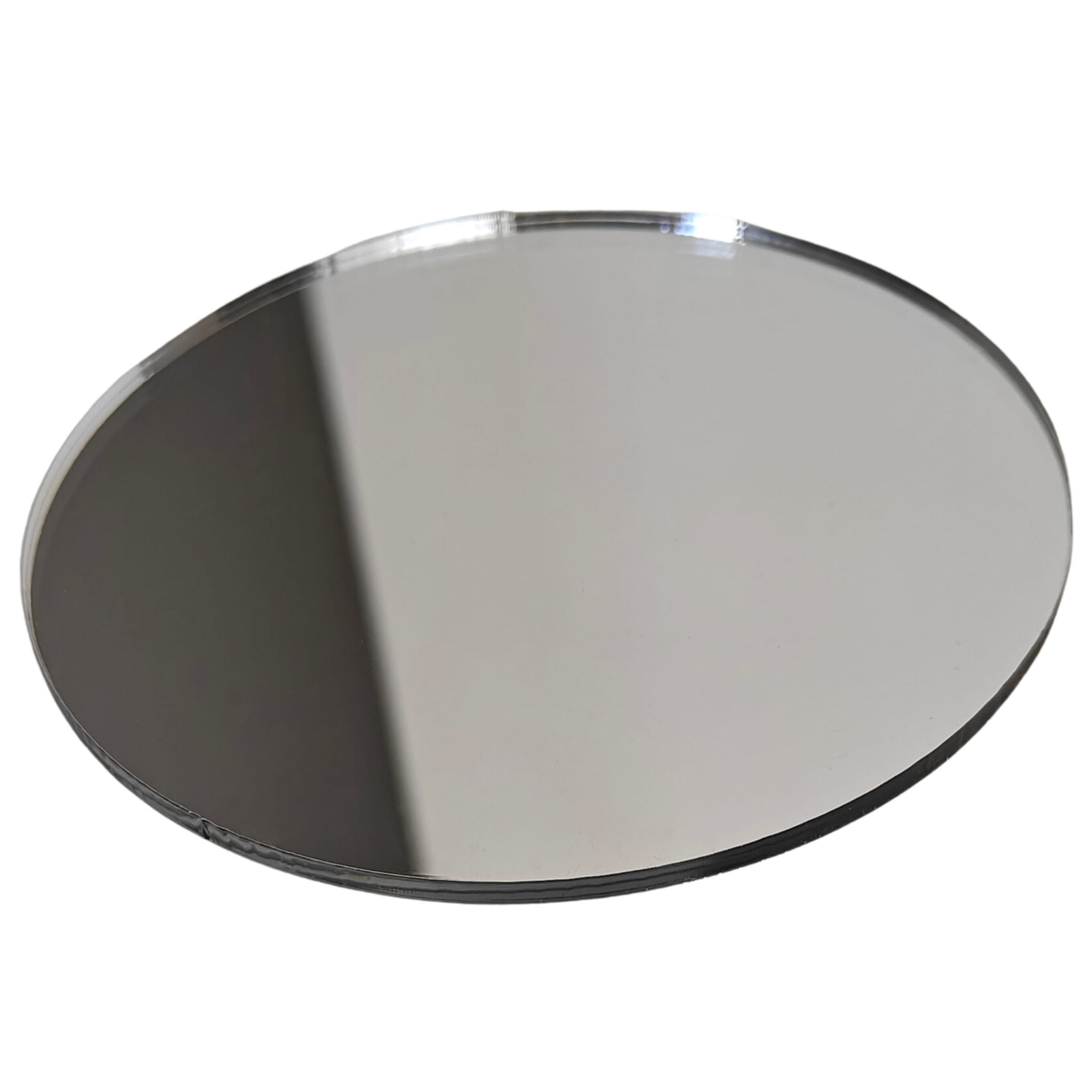 Koło Z Plexi Lustro Srebrne 3mm