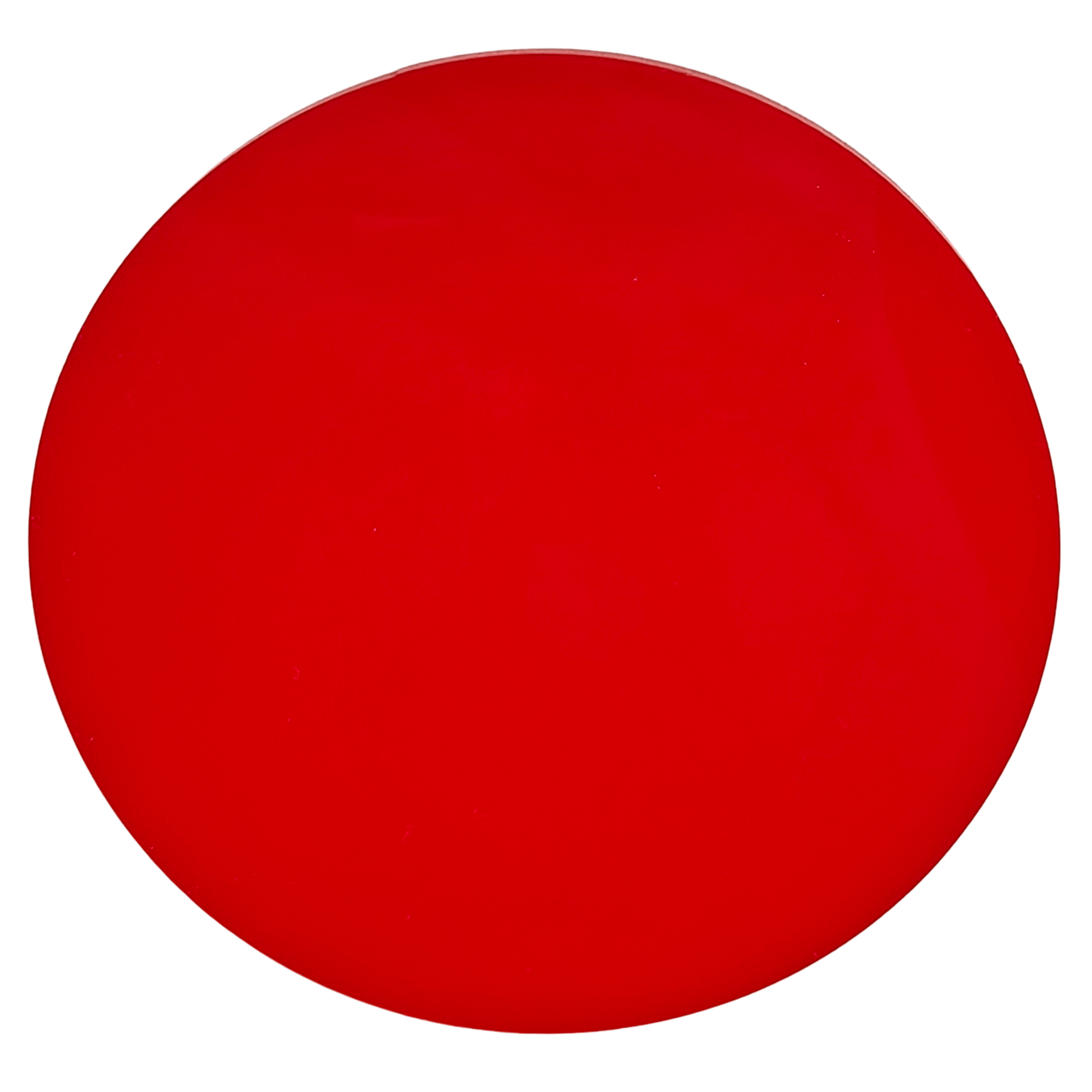 Koło Z Plexi Czerwonej Jasnej PERSPEX® 440 3mm Cięte Laserem Na Wymiar