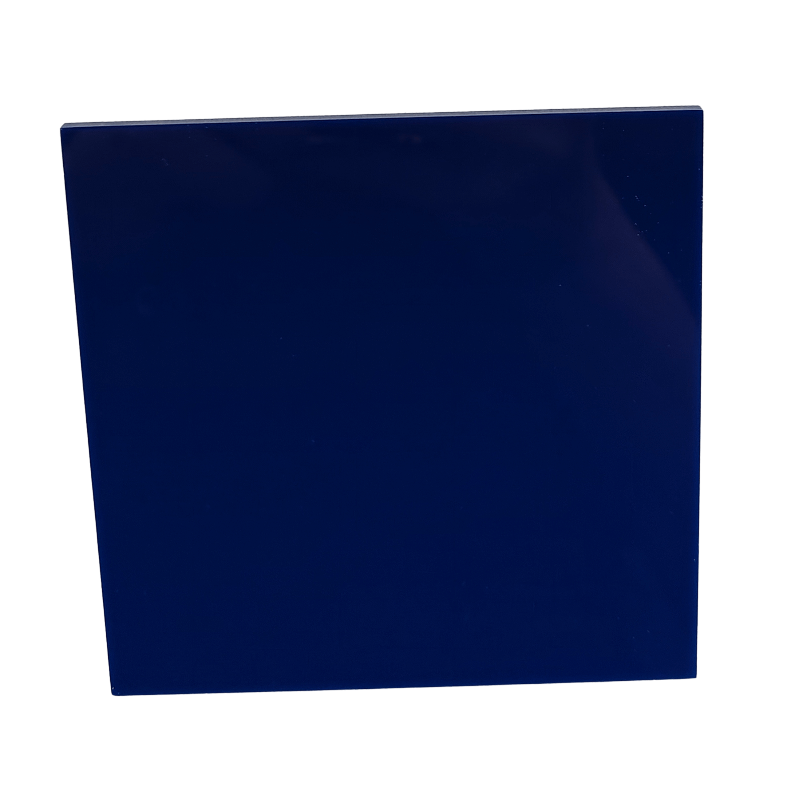 Kwadrat Z Plexi Niebieskiej Ciemnej 3mm PERSPEX® 744 Cięty Laserem Na Wymiar