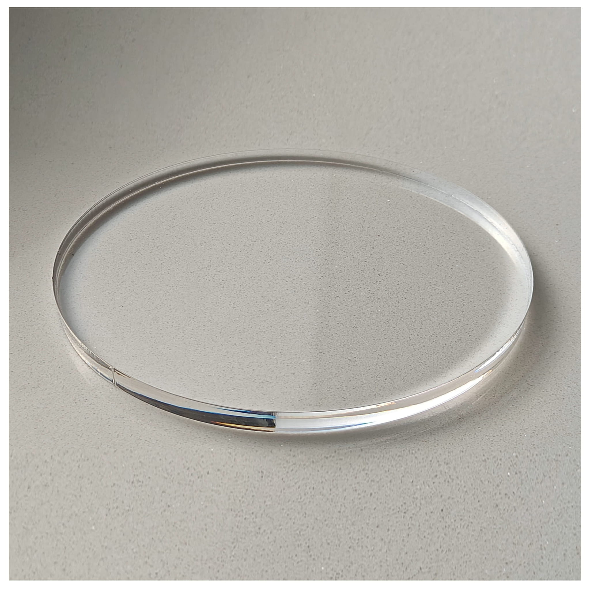 Elipsa Z Plexi Bezbarwnej 10mm Cięta Laserem Na Wymiar