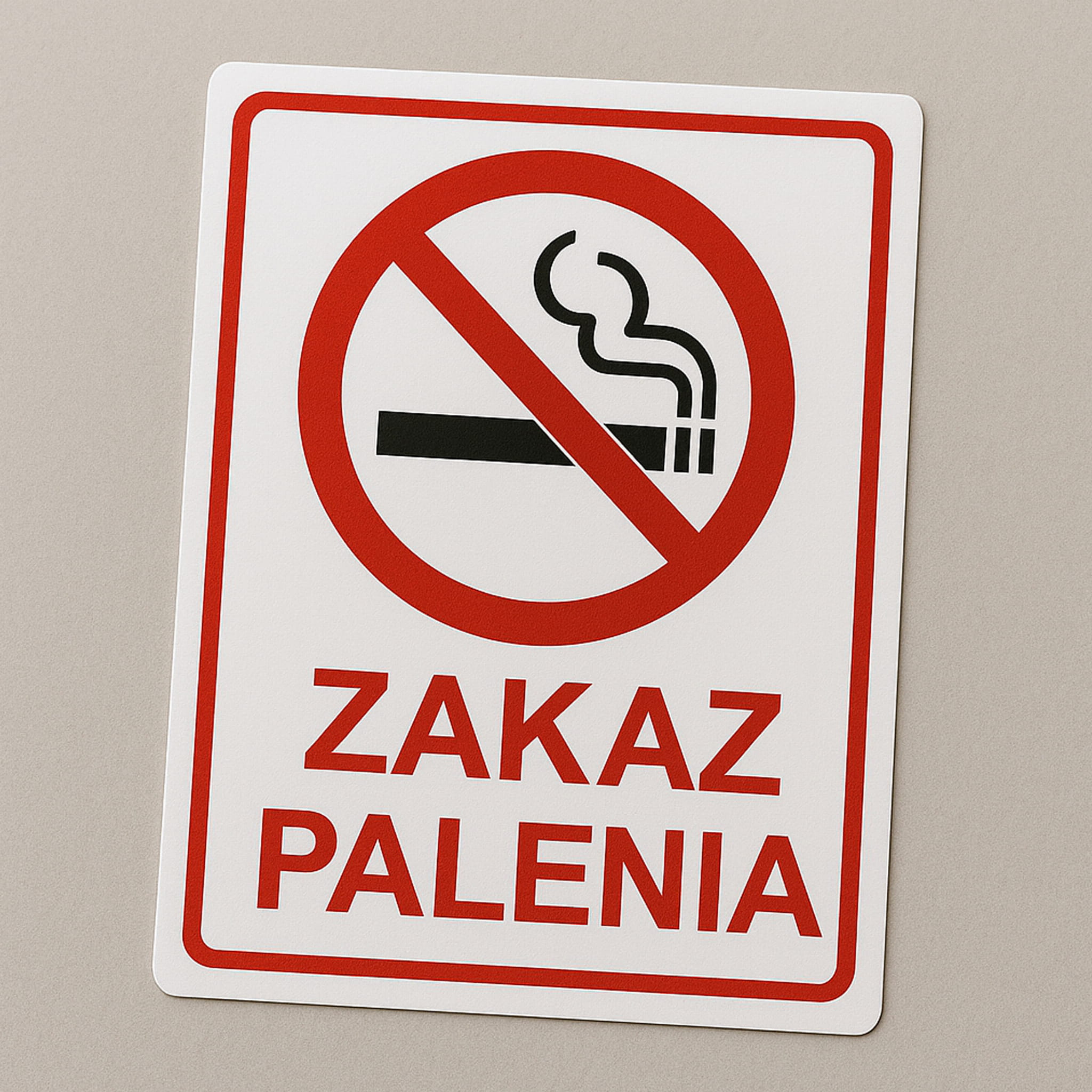 Naklejki Zakaz Palenia